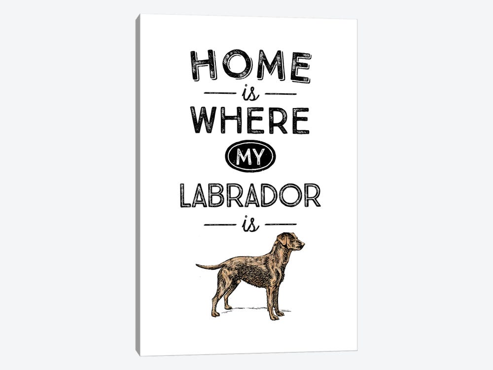 Yellow Labrador by Alchera Design Posters 1-piece Art Print