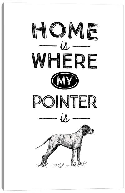 Pointer Canvas Art Print - Pointer & Setter Art