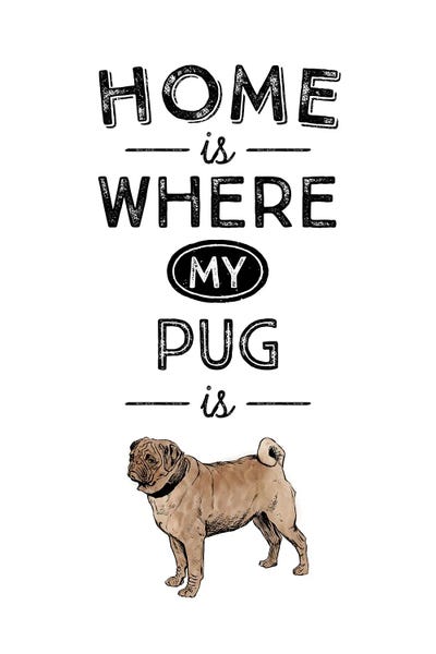Pugs: Pug by Alchera Design Posters