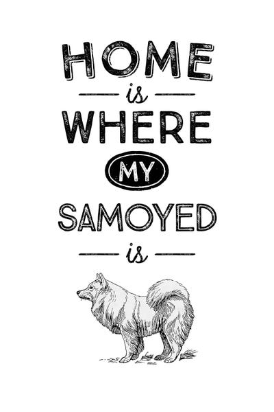 Samoyeds: Samoyed by Alchera Design Posters