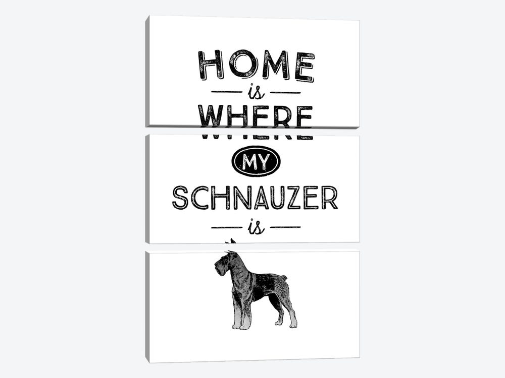 Schnauzer by Alchera Design Posters 3-piece Canvas Artwork