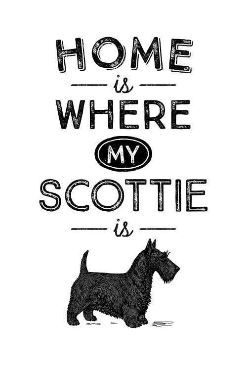Scottish Terrier by Alchera Design Posters wall art