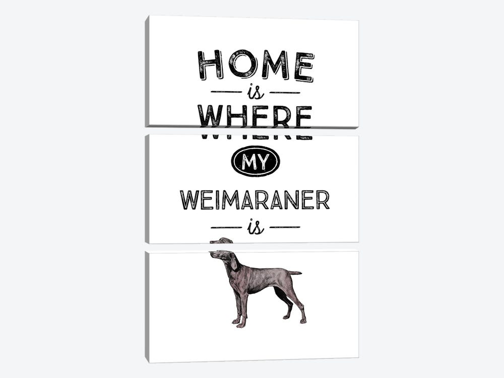 Weimaraner by Alchera Design Posters 3-piece Canvas Art