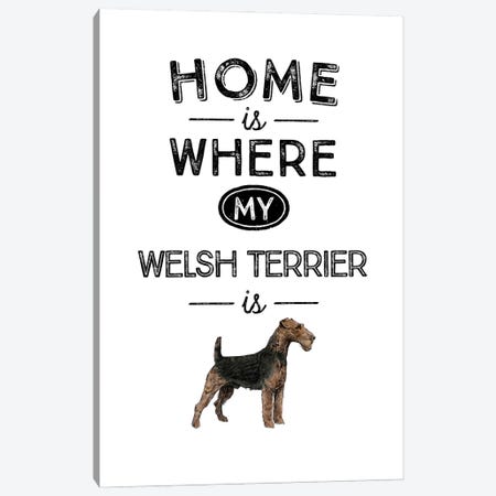 Welsh Terrier Canvas Print #ACE52} by Alchera Design Posters Art Print