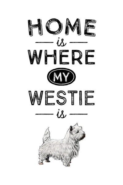 West Highland White Terriers: Westie by Alchera Design Posters