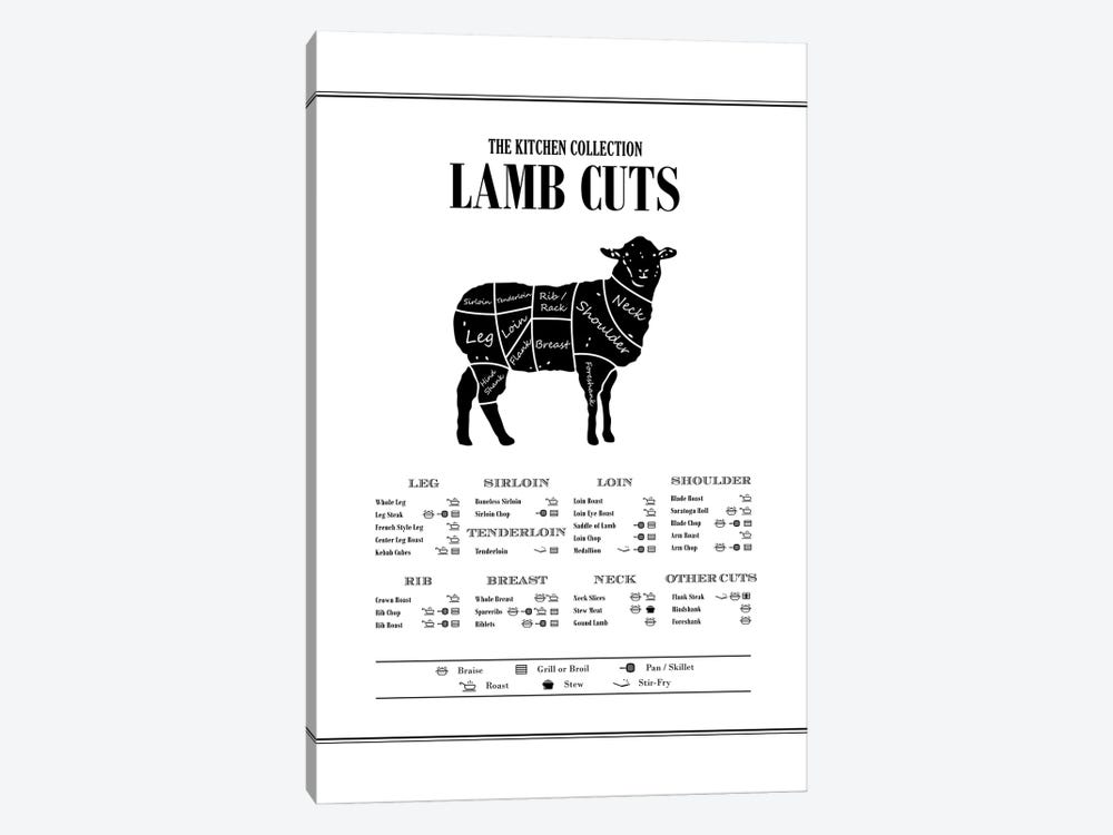 Lamb Cuts by Alchera Design Posters 1-piece Canvas Art Print
