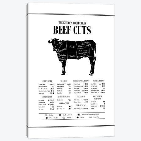 Beef Cuts Canvas Print #ACE65} by Alchera Design Posters Art Print