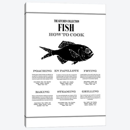 Fish | How To Cook Canvas Print #ACE66} by Alchera Design Posters Canvas Print
