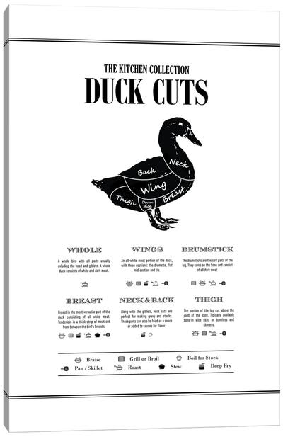 Duck Cuts Canvas Art Print - Meat Art