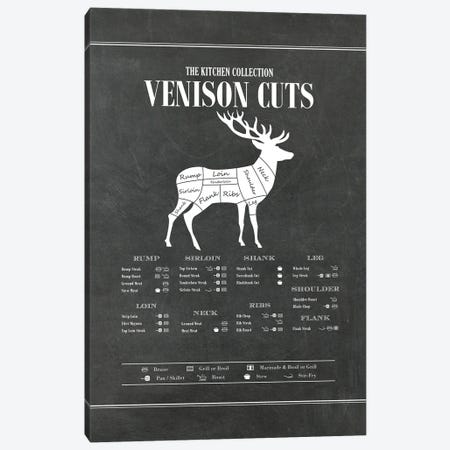 Venison Cuts - Chalk Canvas Print #ACE70} by Alchera Design Posters Canvas Print