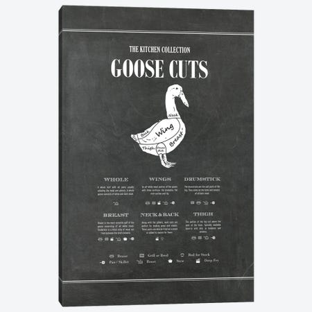Goose Cuts - Chalk Canvas Print #ACE72} by Alchera Design Posters Canvas Art Print