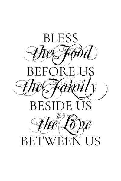 Bless the Food by Alchera Design Posters multi panel art