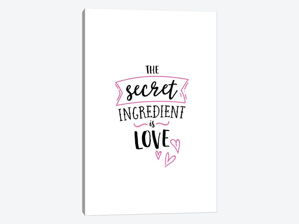 The Secret Ingredient Is Love by Alchera Design Posters 1-piece Art Print