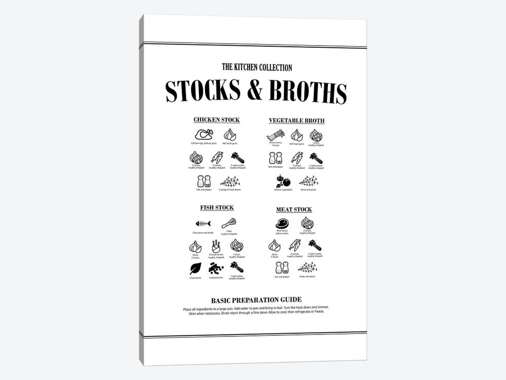 Stocks And Broths by Alchera Design Posters 1-piece Canvas Art