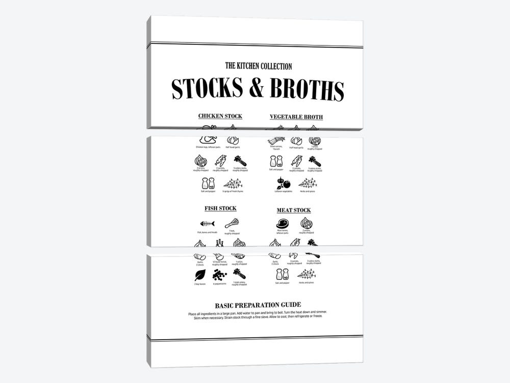 Stocks And Broths by Alchera Design Posters 3-piece Canvas Art