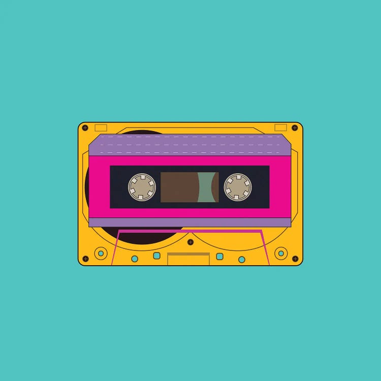 Cassette Tape by Arctic Frame wall art