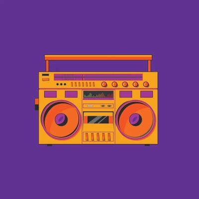 Vintage Radio by Arctic Frame framed wall art