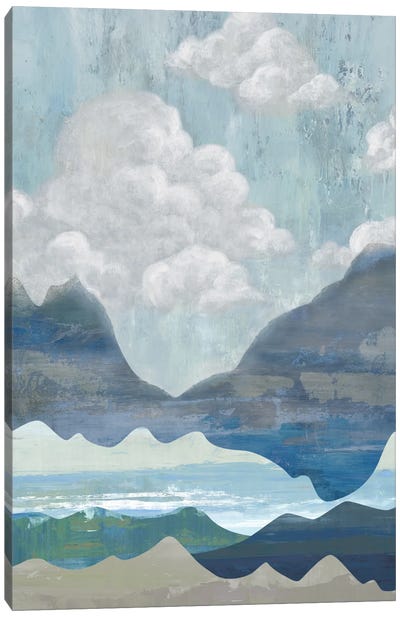 Cloudy Mountains I Canvas Art Print