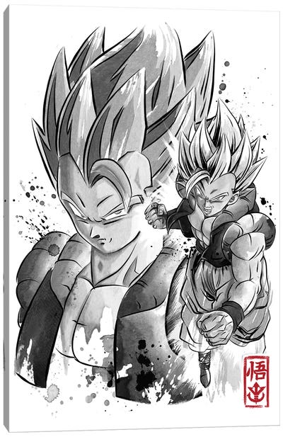 Saiyans Fusion Canvas Art Print - Dragon Ball Z