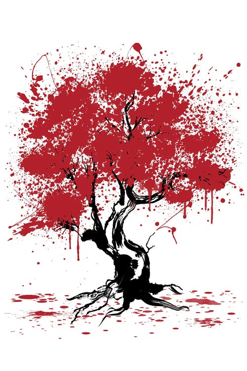 Sakura Tree Painting by Antonio Camarena wall art