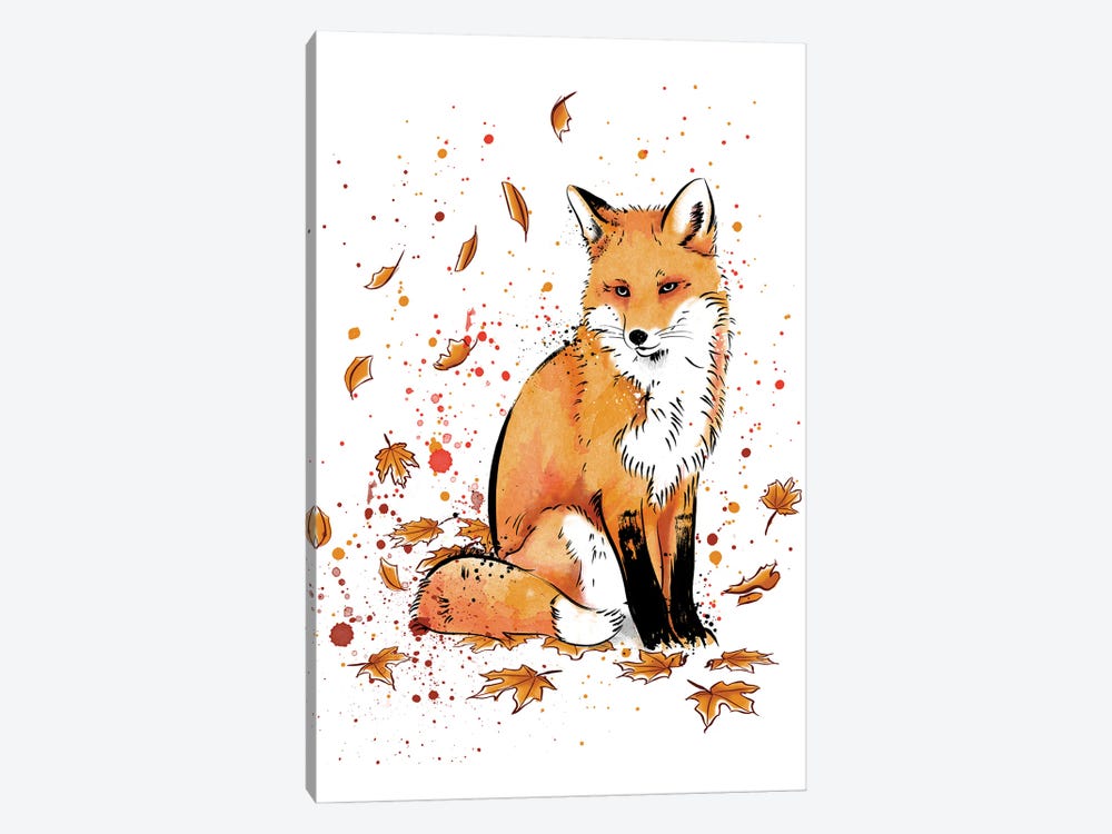 Fox In The Snow by Antonio Camarena 1-piece Art Print