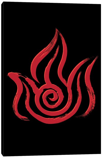 Fire Canvas Art Print - Avatar: The Last Airbender