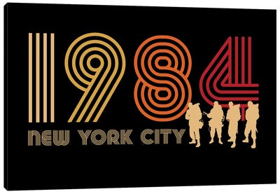 New York City 1984 Canvas Art Print - Ghostbusters