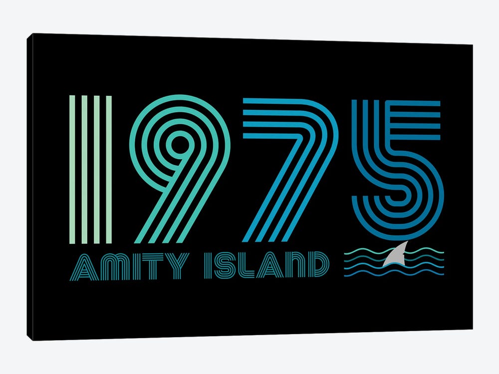 Amity Island 1975 by Antonio Camarena 1-piece Canvas Art Print