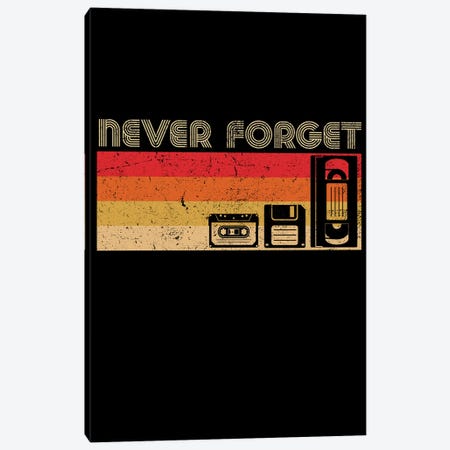 Never Forget Canvas Print #ACM219} by Antonio Camarena Canvas Wall Art