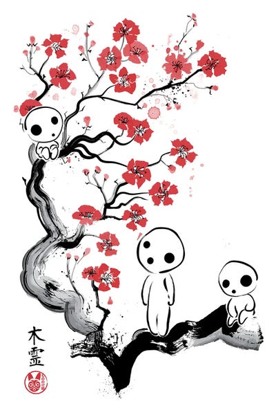 Little Forest Spirits by Antonio Camarena canvas print