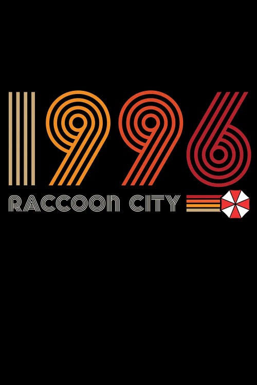 Raccoon City 1996 by Antonio Camarena wall art