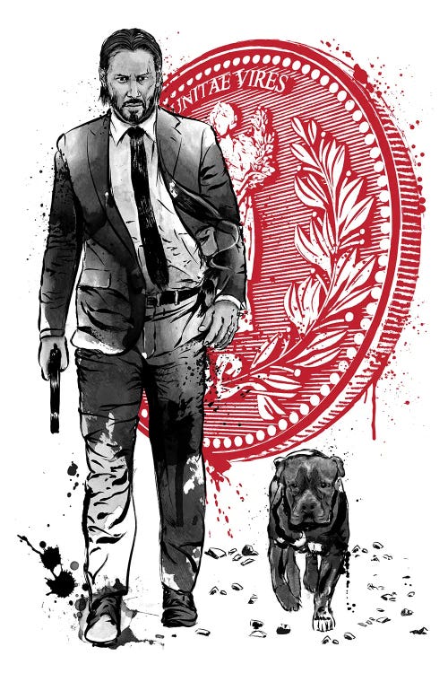 Lone Hitman And Cub by Antonio Camarena wall art