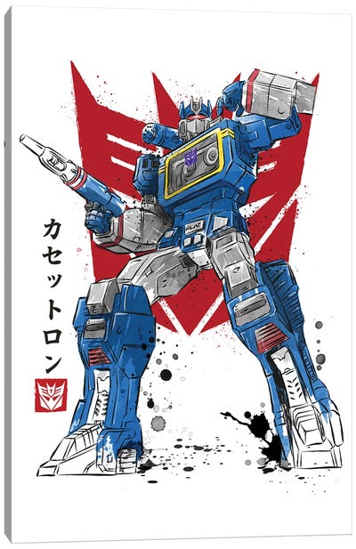 Sound Sumi-e Canvas Art Print - Transformers