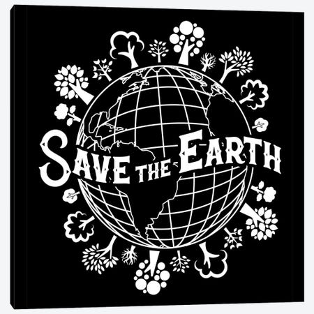 Save The Earth Canvas Print #ACM256} by Antonio Camarena Art Print
