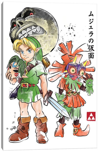 Majora's Mask Canvas Art Print - The Legend Of Zelda