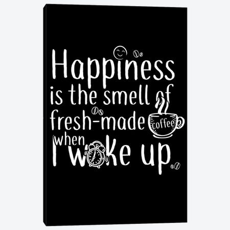 Happiness Is A Cup Of Coffee Canvas Print #ACM276} by Antonio Camarena Canvas Print