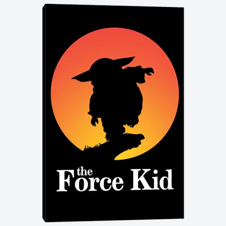 The Force Kid Canvas Print #ACM286} by Antonio Camarena Canvas Artwork
