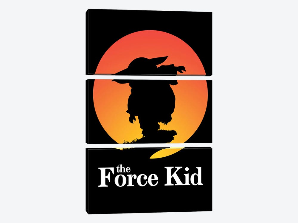 The Force Kid by Antonio Camarena 3-piece Canvas Art Print