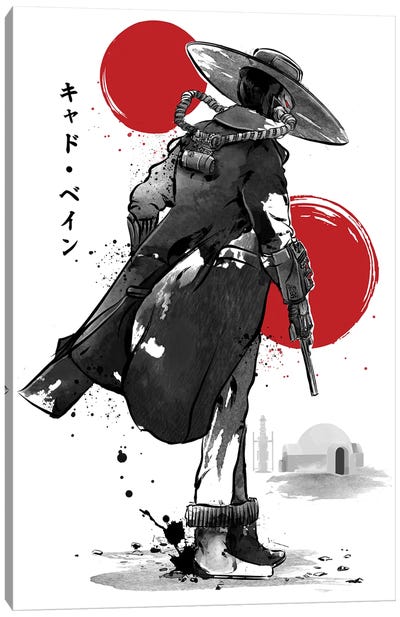 Ruthless Bounty Hunter Canvas Art Print - Limited Edition Video Game Art