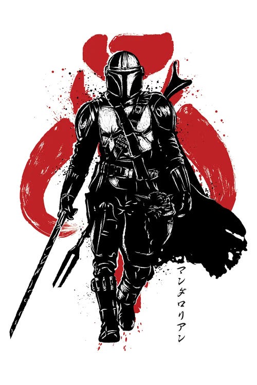 The Darksaber Bearer Sumi-E by Antonio Camarena wall art