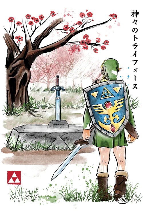 A Link To The Past Watercolor