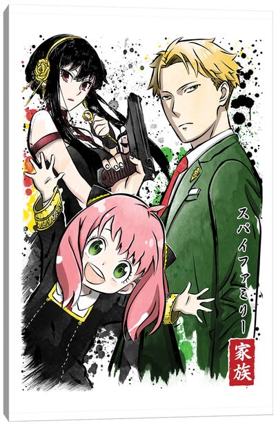 Forger Family Canvas Art Print - Other Anime & Manga Characters