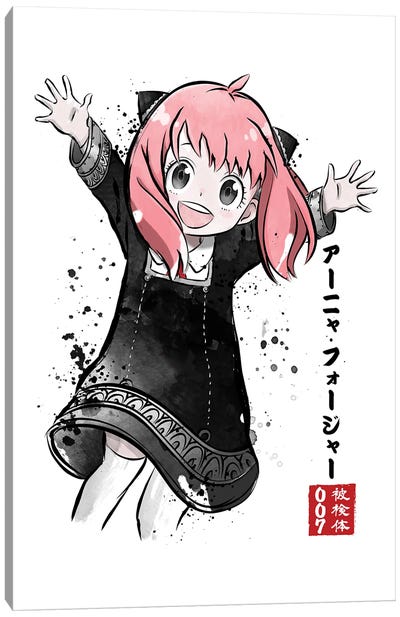Anya Sumi E Canvas Art Print - Other Anime & Manga Characters
