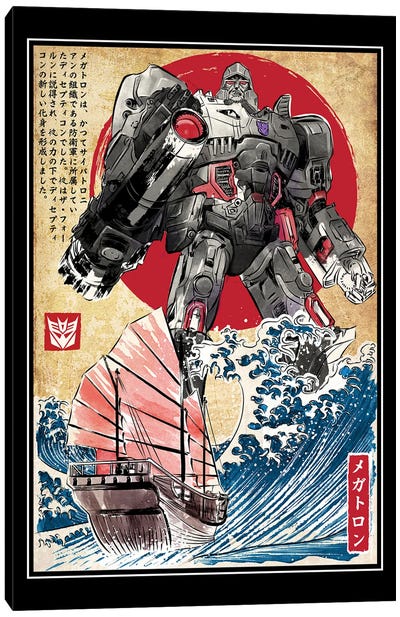 Megatron In Japan Canvas Art Print - Robot Art