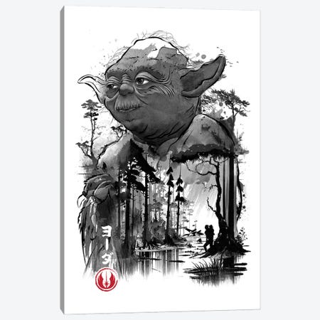 The Master In The Swamp Canvas Print #ACM391} by Antonio Camarena Canvas Art Print