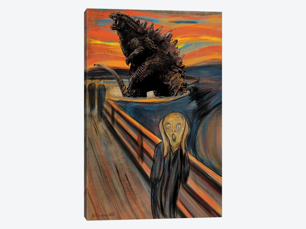Secret History Behind The Scream by Antonio Camarena 1-piece Canvas Artwork