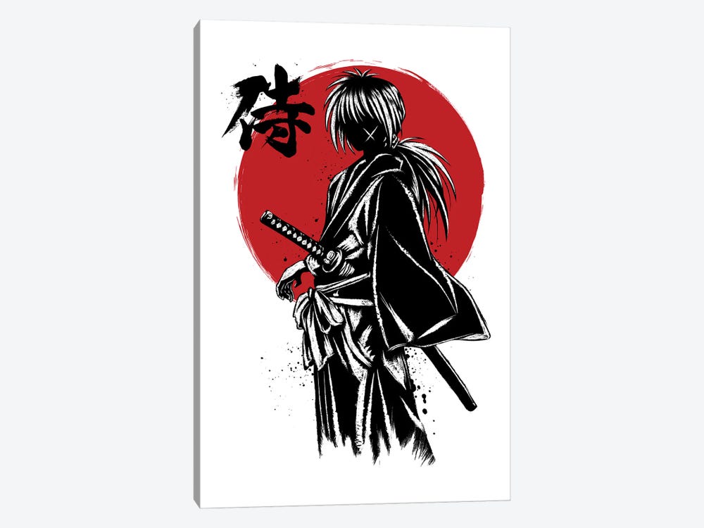 Kenshin Sumi-E by Antonio Camarena 1-piece Canvas Art