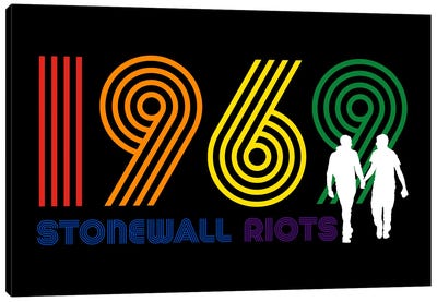 1969 Stonewall Riots Canvas Art Print - Antonio Camarena