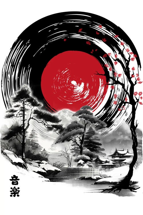 Music Of Japan Sumi-E