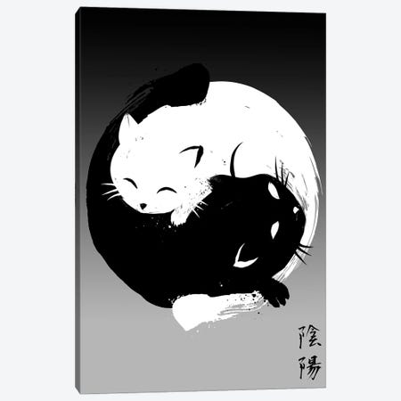 Yin Yang Cats Canvas Print #ACM446} by Antonio Camarena Canvas Wall Art